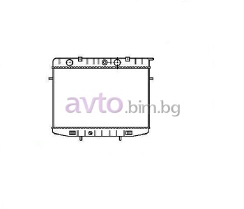 Воден радиатор размер 620/500/33 за OPEL MONTEREY A (M92) от 1991 до 1998