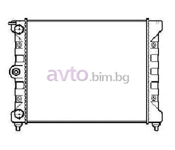 Воден радиатор размер 430/320/30 за VOLKSWAGEN JETTA II (19E, 1G2, 165) от 1983 до 1992