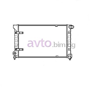 Воден радиатор размер 675/320/33 за VOLKSWAGEN GOLF II (19E, 1G1) от 1983 до 1992
