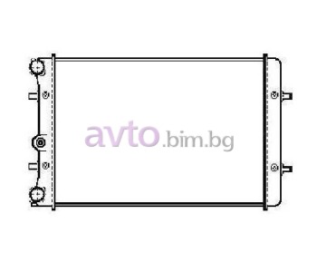 Воден радиатор размер 645/415/23 за VOLKSWAGEN GOLF IV (1J1) от 1997 до 2005