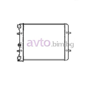 Воден радиатор размер 430/300/22 за VOLKSWAGEN BORA (1J2) от 1998 до 2005
