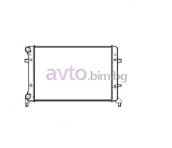 Воден радиатор размер 650/400/25 за VOLKSWAGEN PASSAT B5.5 (3B3) седан от 2000 до 2005