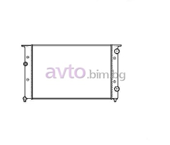 Воден радиатор размер 625/380/30 за VOLKSWAGEN VENTO (1H2) от 1991 до 1998