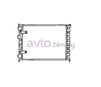 Воден радиатор размер 435/320/22 за SEAT IBIZA I (021A) от 1984 до 1993