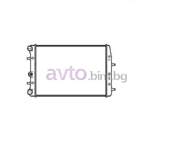 Воден радиатор размер 630/400/22 за SKODA FABIA I (6Y5) комби от 2000 до 2007