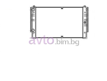 Воден радиатор размер 720/400/32 за VOLKSWAGEN TRANSPORTER III товарен от 1979 до 1992