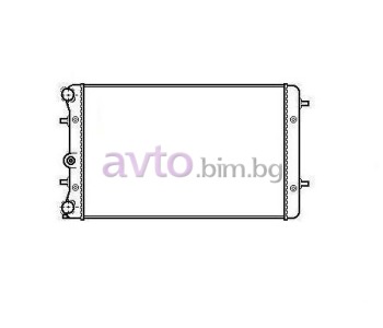 Воден радиатор размер 650/380/32 за VOLKSWAGEN BEETLE (9C1, 1C1) от 1998 до 2010