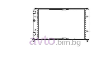 Воден радиатор размер 630/380/22 за VOLKSWAGEN CADDY II (9U7) пикап от 1996 до 2000