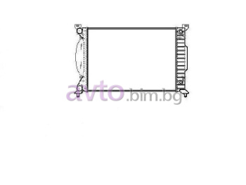 Воден радиатор размер 632/400/25 за AUDI A4 Avant (8E5, B6) от 2001 до 2004