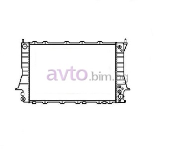 Воден радиатор размер 632/410/25 за AUDI 100 Avant (4A, C4) от 1990 до 1994