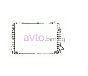 Воден радиатор размер 595/410/32 за AUDI 80 (8C, B4) от 1991 до 1995