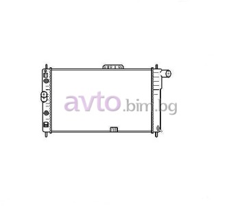 Воден радиатор размер 635/380/30 за DAEWOO ESPERO (KLEJ) от 1991 до 1999