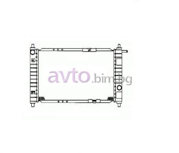 Воден радиатор размер 460/295/18 за DAEWOO MATIZ (KLYA) от 1998 до 2005