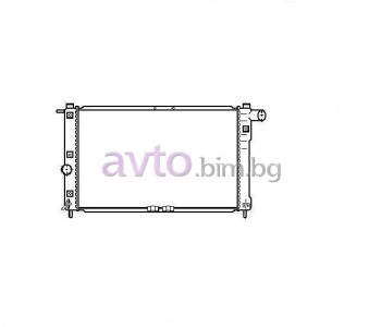 Воден радиатор размер 655/380/18 за DAEWOO NUBIRA (KLAJ) комби от 1997 до 2003
