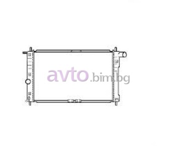 Воден радиатор размер 655/380/18 за DAEWOO NUBIRA (KLAJ) седан от 1997 до 2003