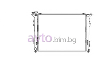 Воден радиатор размер 635/485/16 за HYUNDAI SONATA V (NF) от 2005 до 2010