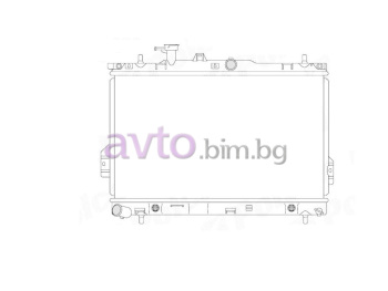 Воден радиатор размер 625/360/26 за HYUNDAI MATRIX (FC) от 2001 до 2010