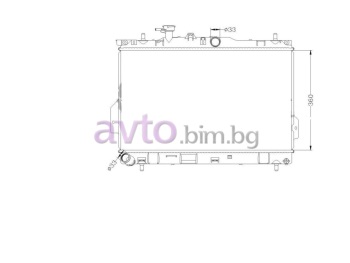 Воден радиатор размер 625/360/26 за HYUNDAI MATRIX (FC) от 2001 до 2010