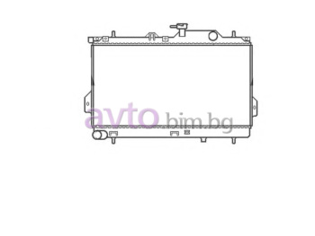 Воден радиатор размер 625/360/26 за HYUNDAI MATRIX (FC) от 2001 до 2010