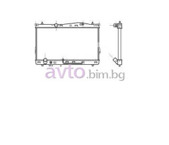 Воден радиатор размер 725/400/26 за HYUNDAI TRAJET (FO) от 2000 до 2008