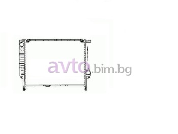 Воден радиатор размер 550/410/40 за BMW 3 Ser (E36) седан 1990 до 1998