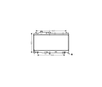 Воден радиатор P.R.C за SUBARU OUTBACK (BL, BP) от 2003 до 2010