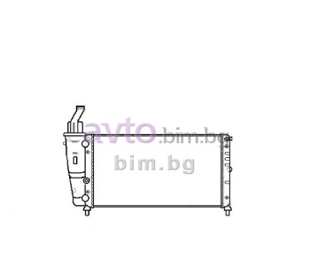 Воден радиатор размер 630/320/22 за FIAT PUNTO (176) от 1993 до 1999
