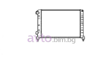 Воден радиатор размер 642/415/27 за FIAT DOBLO (119) пътнически от 2001 до 2009