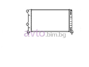 Воден радиатор размер 700/305/24 за FIAT DOBLO (119) пътнически от 2001 до 2009