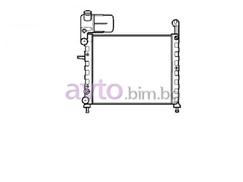 Воден радиатор размер 380/325/22 за FIAT TIPO (160) от 1987 до 1995