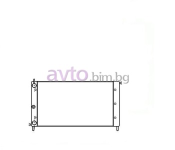 Воден радиатор размер 610/320/28 за FIAT DUNA (146) от 1987 до 1991