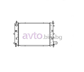 Воден радиатор размер 525/360/32 за FORD ESCORT (AVL) товарен от 1995 до 2001