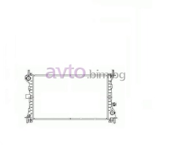Воден радиатор размер 595/350/24 за FORD FOCUS I (DAW, DBW) от 1998 до 2004