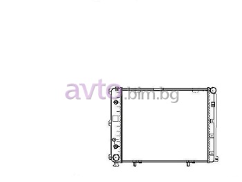 Воден радиатор размер 490/490/38 за MERCEDES E (W124) седан от 1993 до 1996