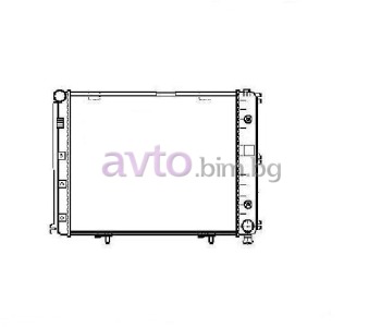 Воден радиатор размер 530/490/32 за MERCEDES E (W124) седан от 1993 до 1996