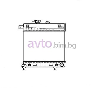 Воден радиатор размер 420/360/32 за MERCEDES CLK (W208, C208) от 1997 до 2002