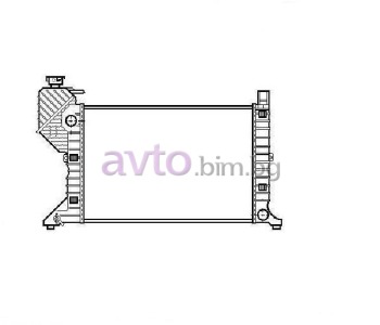 Воден радиатор размер 570/400/33 за MERCEDES SPRINTER T1N (W901, W902) 2T от 1995 до 2006