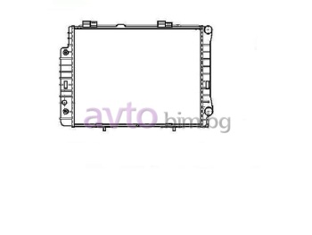 Воден радиатор размер 640/490/33 за MERCEDES E (W210) седан от 1995 до 2003