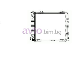 Воден радиатор размер 410/370/42 за MERCEDES E (W124) седан от 1993 до 1996