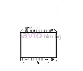 Воден радиатор размер 490/415/32 за MERCEDES MB100 (W631) товарен от 1988 до 1996