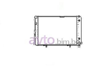 Воден радиатор размер 530/370/40 за MERCEDES (W124) седан от 1984 до 1992