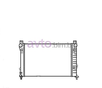 Воден радиатор размер 650/400/32 за MERCEDES C (W203) седан от 2000 до 2007
