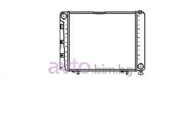 Воден радиатор размер 410/375/32 за MERCEDES 190 (W201) от 1982 до 1993