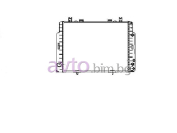Воден радиатор размер 665/470/38 за MERCEDES S (W140) седан от 1991 до 1998