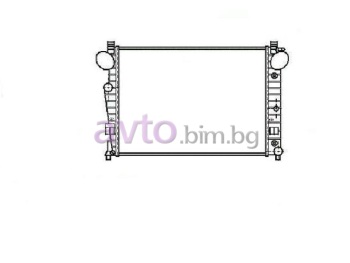 Воден радиатор размер 640/470/38 за MERCEDES S (W220) седан от 1998 до 2005