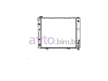 Воден радиатор размер 530/490/40 за MERCEDES E (W124) седан от 1993 до 1996