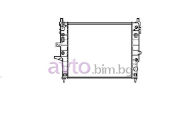 Воден радиатор размер 610/550/31 за MERCEDES ML (W163) от 1998 до 2005