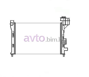Воден радиатор размер 600/375/24 за MERCEDES A (W168) от 1997 до 2004