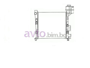 Воден радиатор размер 400/360/20 за MERCEDES A (W168) от 1997 до 2004