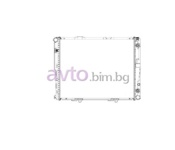Воден радиатор размер 612/490/38 за MERCEDES E (W124) седан от 1993 до 1996
